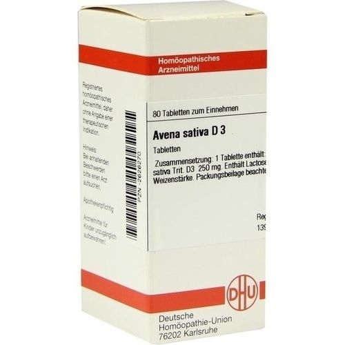 AVENA SATIVA D 3, 80 ST