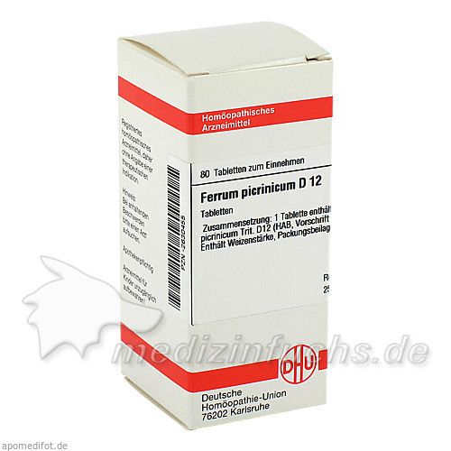 FERRUM PICRINIC D12, 80 ST