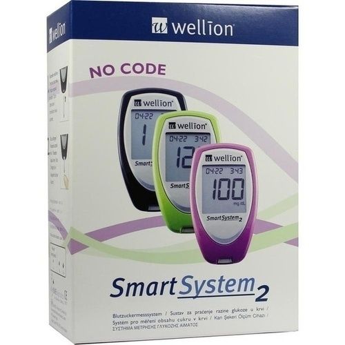 WELLION SmartSyst.2 Blutz.Messg.Set mg/dl schw., 1 ST