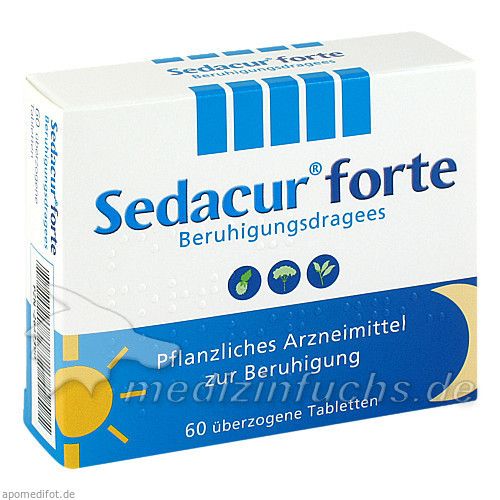 Sedacur forte Beruhigungsdragees, 60 ST