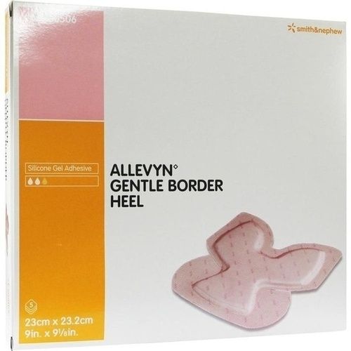 Allevyn Gentle Border Heel, 5 ST