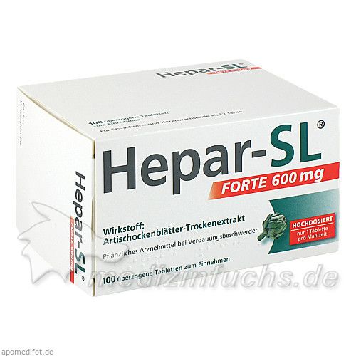 Hepar-SL Forte 600mg, 100 ST