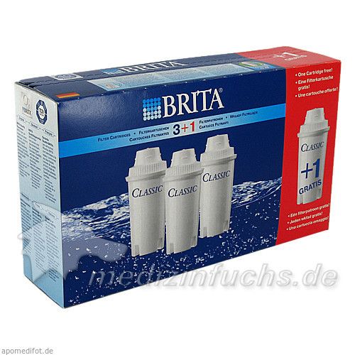 Brita Filter Classic Pack 3+1, 4 ST