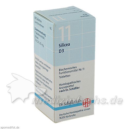 BIOCHEMIE DHU 11 SILICEA D 3, 80 ST