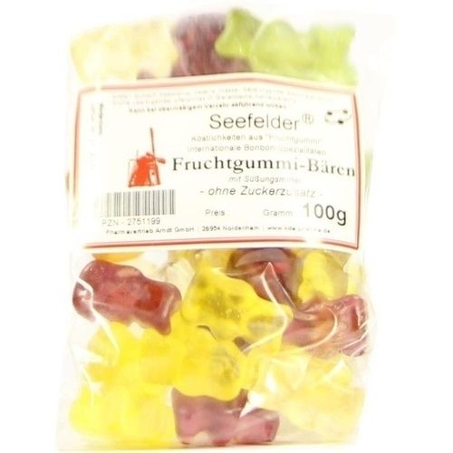 Seefelder Fruchtgummi-Bären o.Zuckerzusatz KDA, 100 G