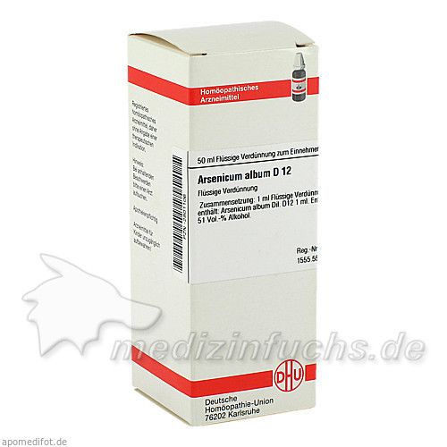 ARSENICUM ALB D12, 50 ML