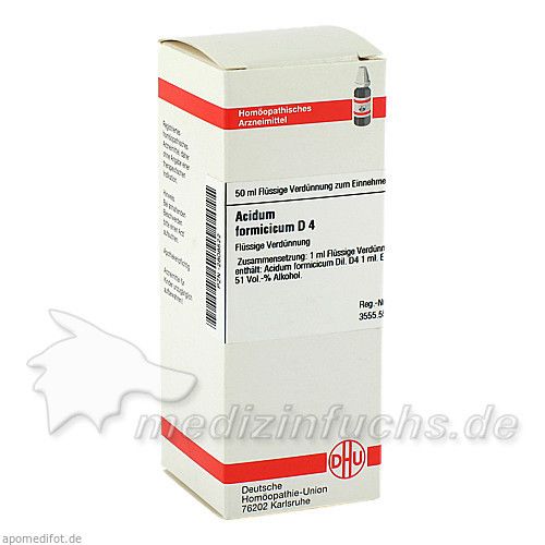 ACIDUM FORMIC D 4, 50 ML