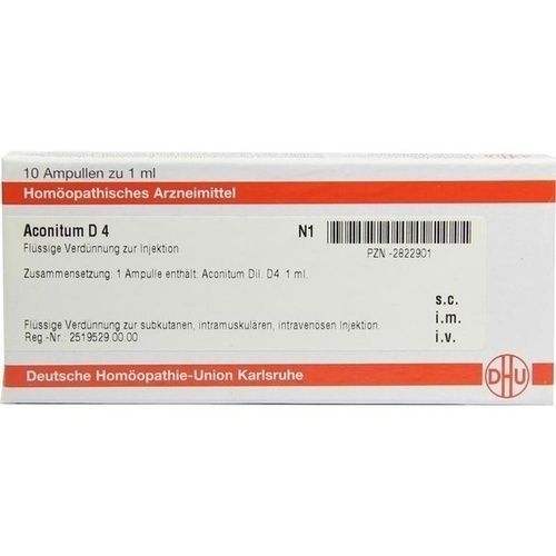 ACONITUM D 4 Ampullen, 10X1 ML