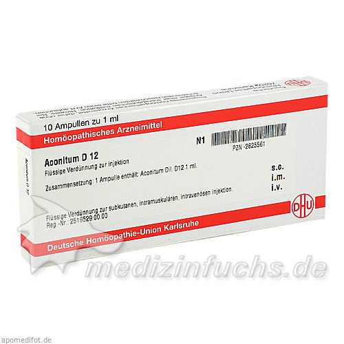 ACONITUM D 12 Ampullen, 10X1 ML