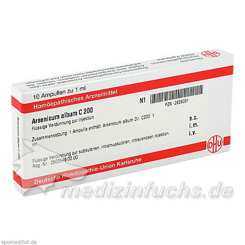 ARSENICUM ALB C200, 10X1 ML