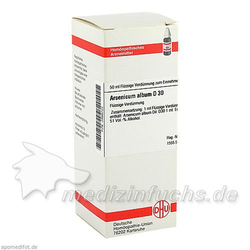 ARSENICUM ALB D30, 50 ML