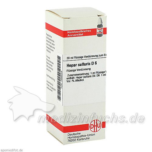 HEPAR SULF D 6, 20 ML