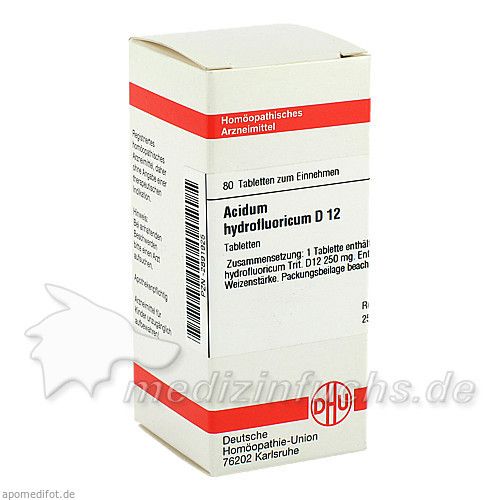 ACIDUM HYDROFLUOR D12, 80 ST