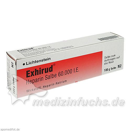 Exhirud Heparin Salbe 60.000 I.E., 100 G