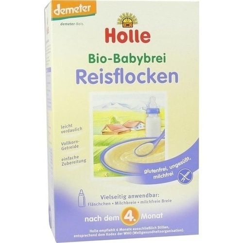 Holle Bio-Babybrei Reisflocken, 250 G