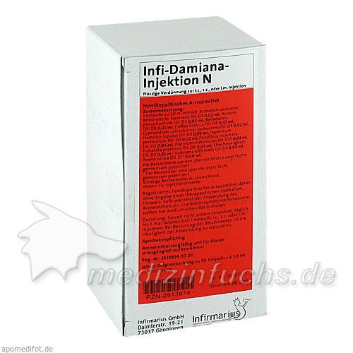 Infi-Damiana-Injektion N, 50X1 ML