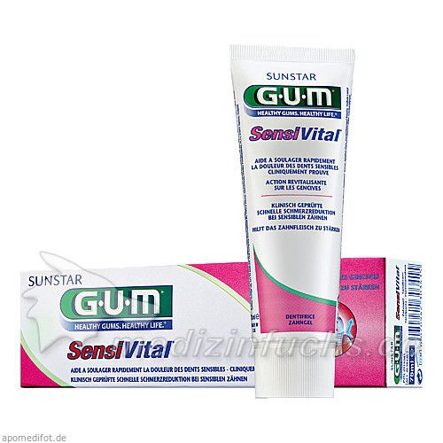 GUM SensiVital Zahngel, 75 ML