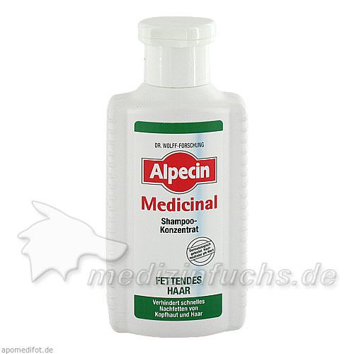 ALPECIN MEDICINAL SHAMPOO KONZENTRAT FETTENDES HAA, 200 ML