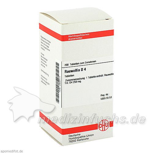 RAUWOLFIA D 4, 200 ST