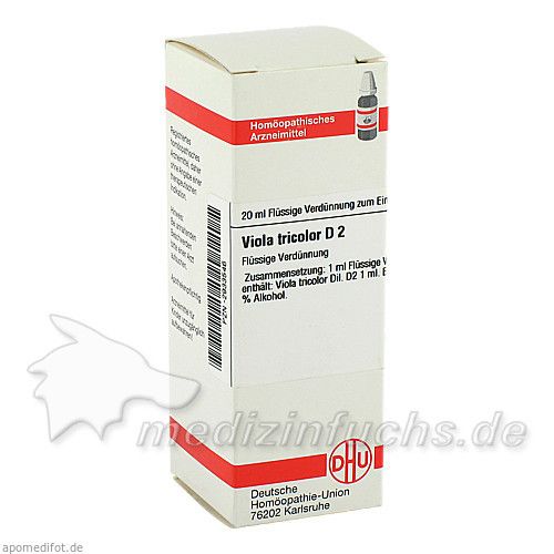 VIOLA TRICOLOR D 2 Dilution, 20 ML