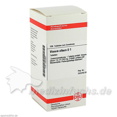 VISCUM ALBUM D 1 Tabletten, 200 ST