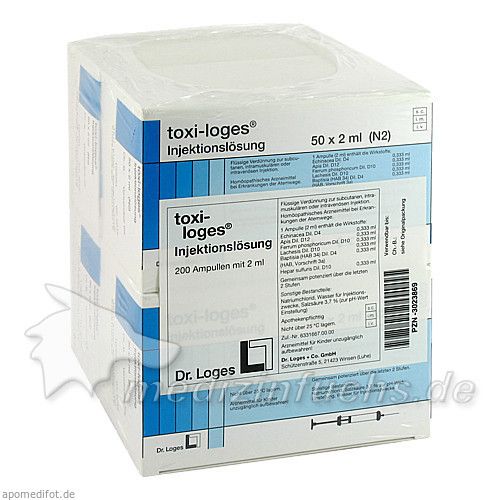 toxiLoges Injektionslösung, 200X2 ML