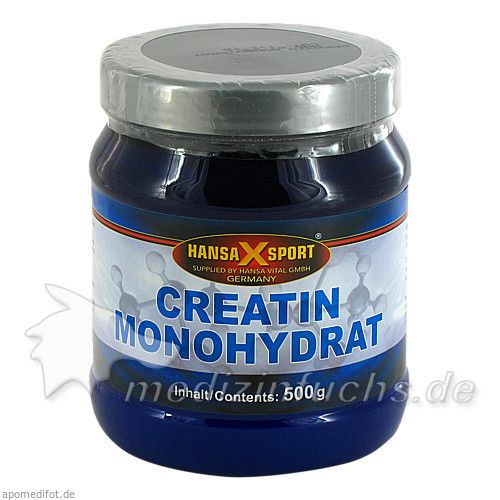 Creatin monohydrat Pulver, 500 G