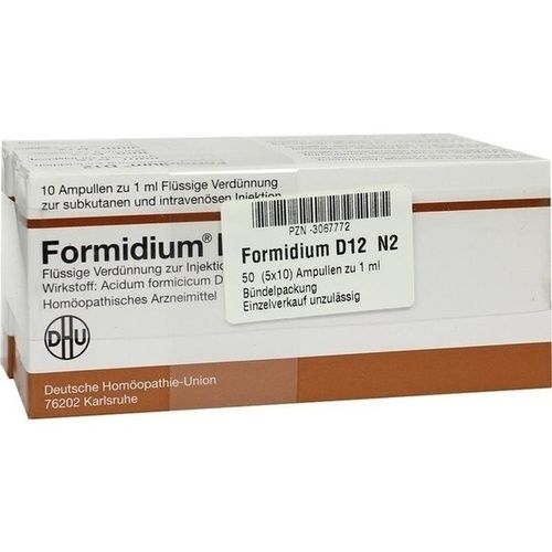 FORMIDIUM D 12 Ampullen, 50X1 ML