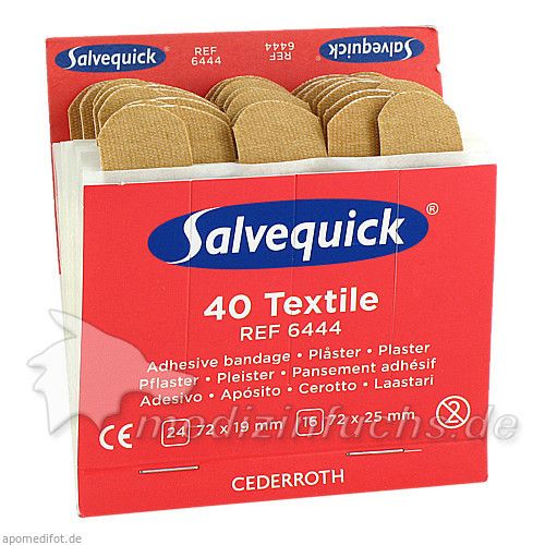 Salvequick Pflasterstrips elastisch, 40 ST