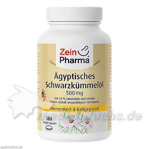 Ägyptisches Schwarzkümmelöl Kapseln 500mg, 180 ST