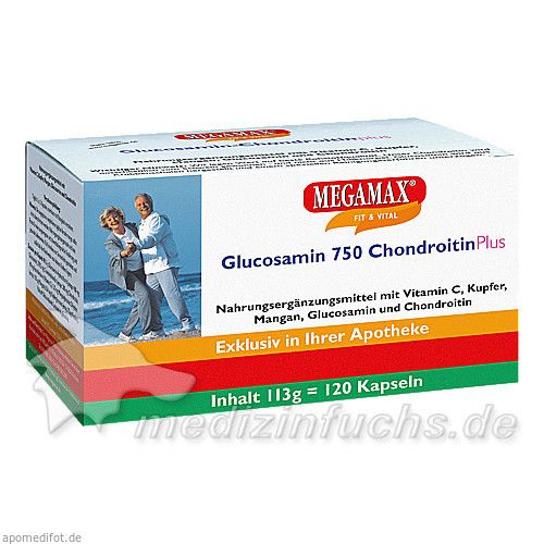 Glucosamin 750 Chondroitin Plus Megmax, 120 ST