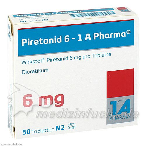 Piretanid 6 - 1A Pharma, 50 ST