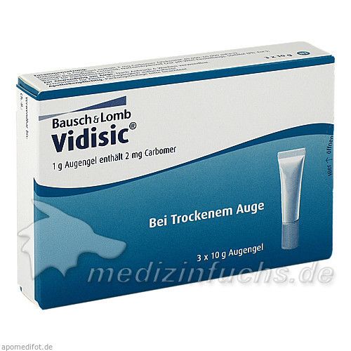 VIDISIC Augengel, 3X10 G