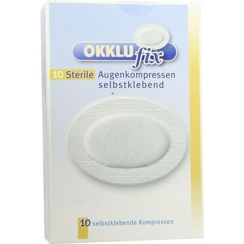 Okklufix steril Augenkompresse selbstklebend, 10 ST