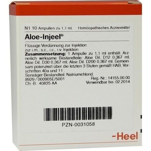 ALOE INJ, 10 ST