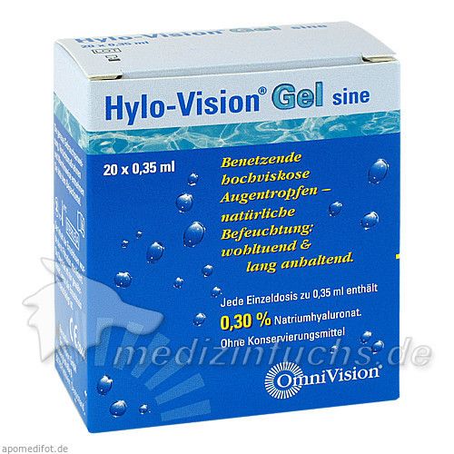 Hylo-Vision Gel sine, 20X0.35 ML