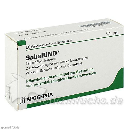 SabalUNO 320mg Weichkapseln, 60 ST