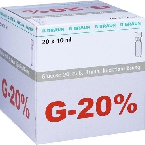 Glucose 20% Braun Mini-Plasco connect, 20X10 ML