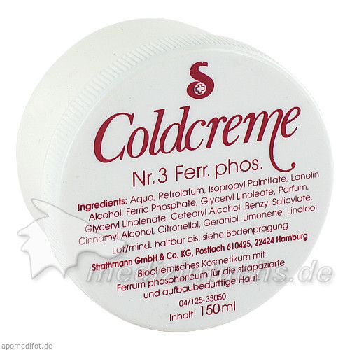 COLDCREME NR 3 FERR PHOS, 150 ML