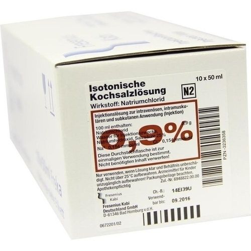 KOCHSALZ 0.9% ISOTON FREKA, 10X50 ML