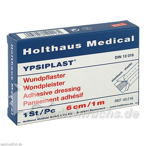 WUNDPFLASTER Ypsiplast 6 cmx1 m elast., 1 ST