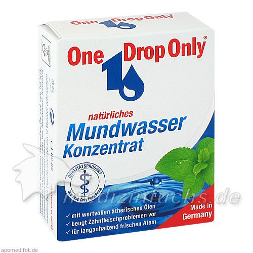 One Drop Only natürliches Mundwasser Konzentrat, 50 ML