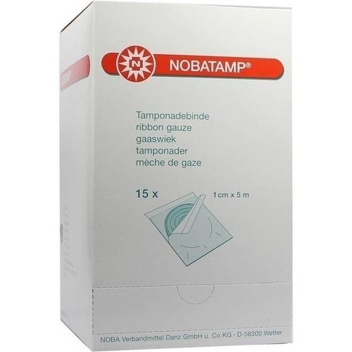 NOBATAMP 5MX1CM STERIL TAMPONADEBINDE, 15 ST