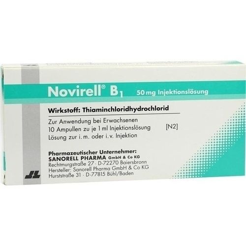 Novirell B1 50mg Injektionslösung, 10X1 ML