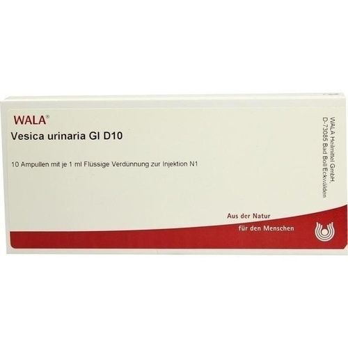 VESICA URINARIA GL D 10 Ampullen, 10X1 ML