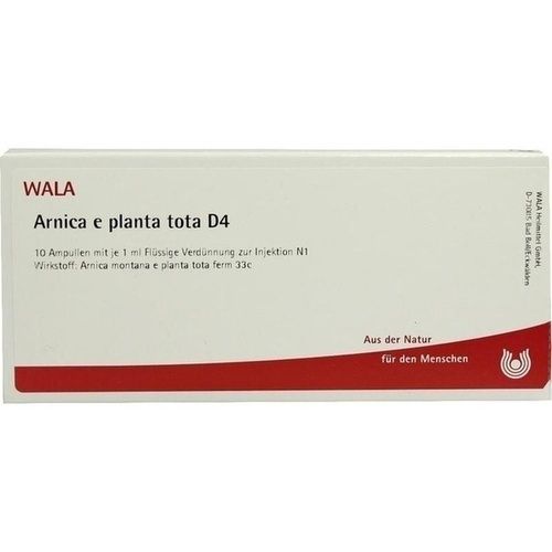 ARNICA E PLANTA TOTA D 4, 10X1 ML