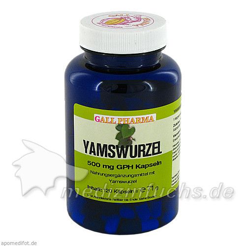 YAMSWURZEL 500 mg GPH Kapseln, 120 ST