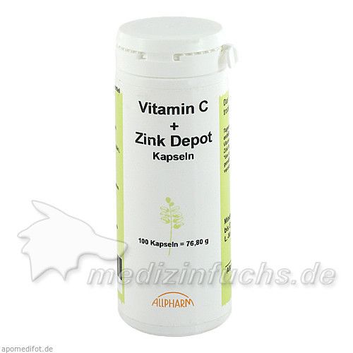 VITAMIN C+Zink Depot Kapseln, 100 ST