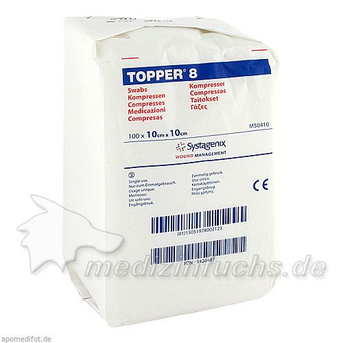 TOPPER 8 UNST 10X10 50410, 100 ST