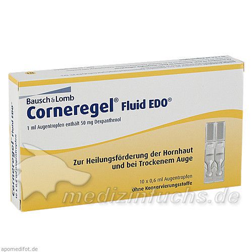 Corneregel Fluid EDO, 10X0.6 ML